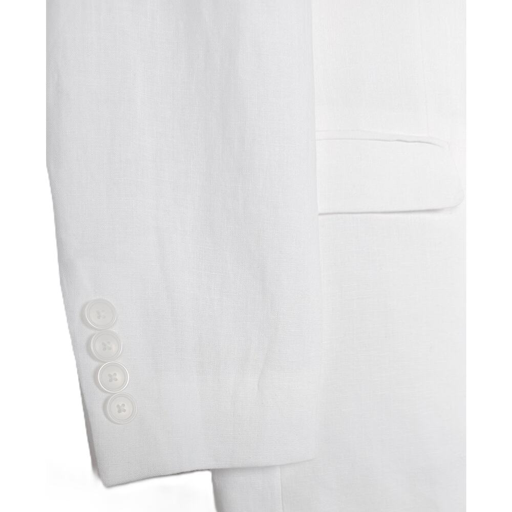 Bar III Mens Slim Fit Linen Sport Coat Blazer 38R White Solid NWT - Picture 5 of 7